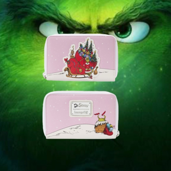 Loungefly Dr Seuss Grinch Lenticular Scene Mini Backpack With Wallet main image 5